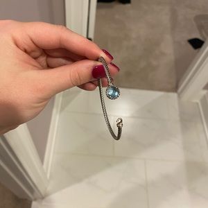 David Yurman Blue Topaz Châtelaine Bracelet